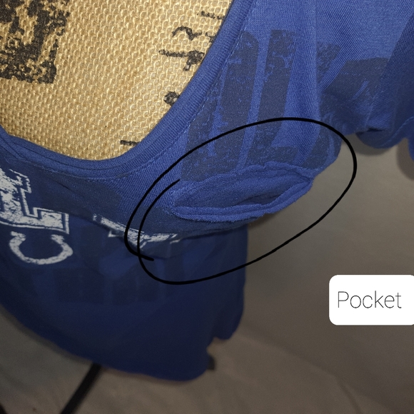 Women's NFL Indianapolis Colts V-neck Tee Shirt SM - Picture 6 of 8